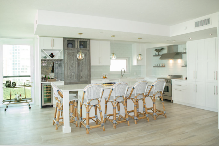 transitional kitchen