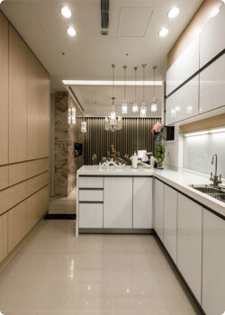 contemporary Kirkland kitchen cabinets