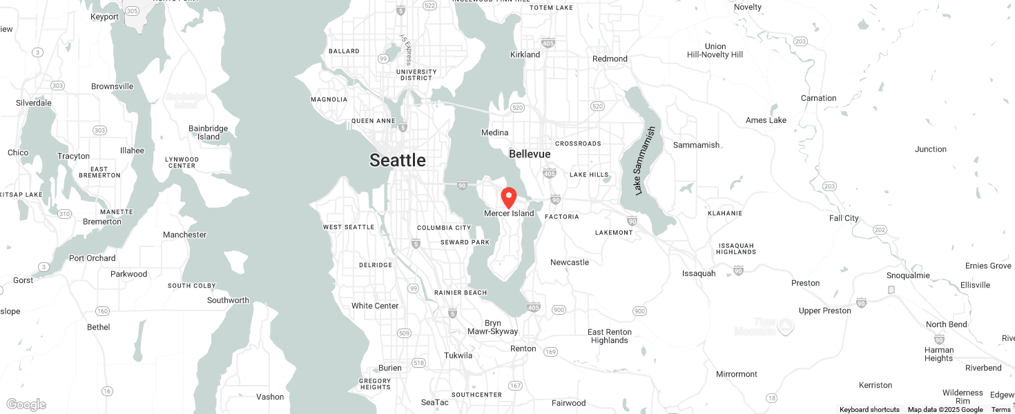 Map Mercer Island