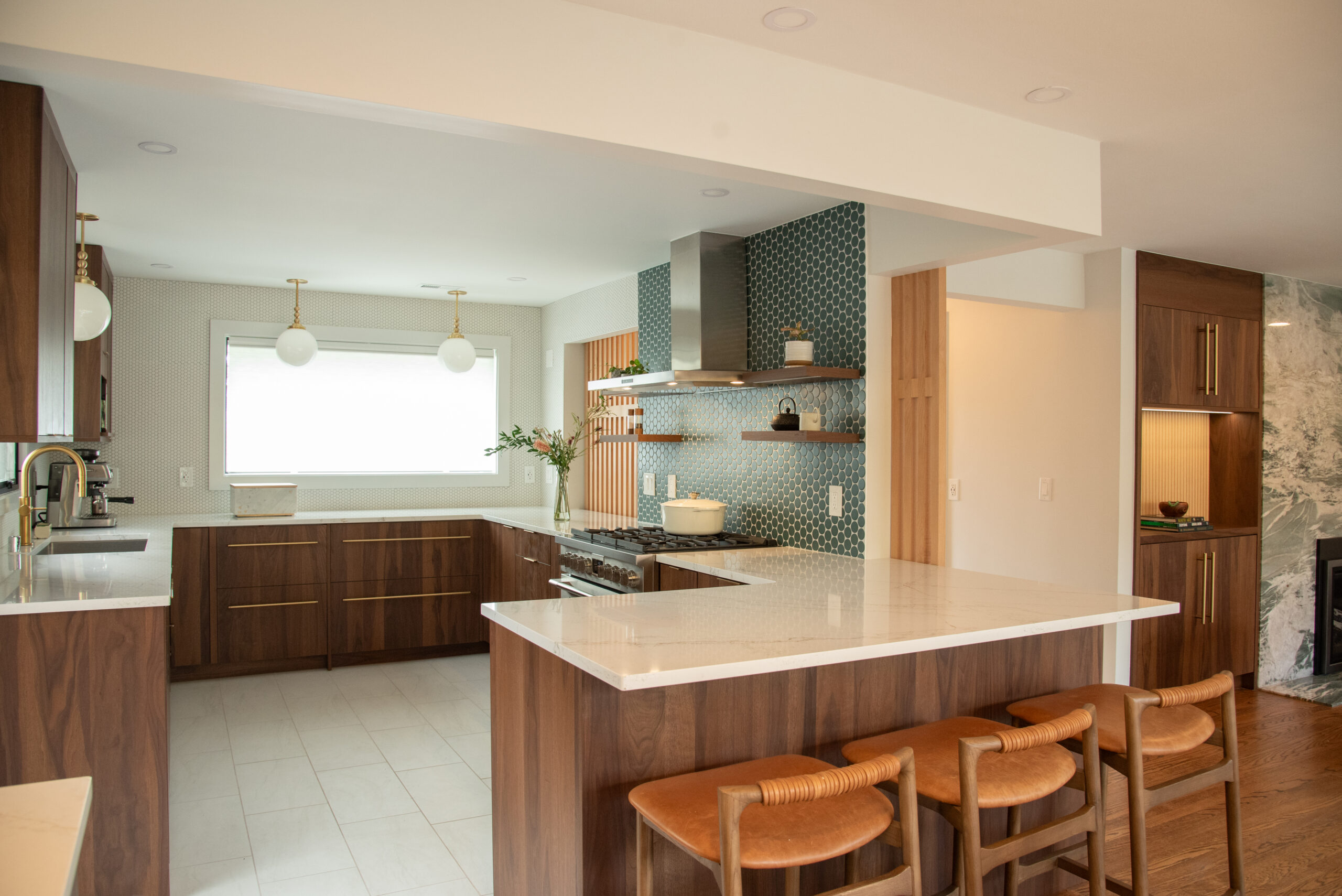 Kitchen and Fireplace Cabinets Seattle, WA