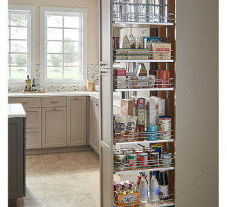 Rev A Shelf sliding Pantry with Non Slip Baskets Richelieu Hardware
