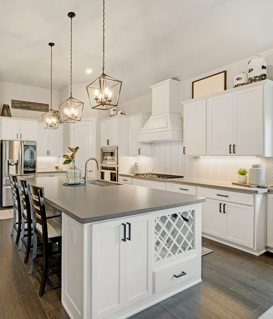a home kitchen
