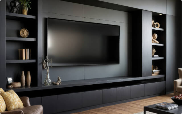 Entertainment Centers and Media Built Ins